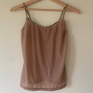 Vintage Sheer Calvin Klein tank top small - see through lingerie balletcore